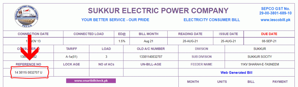 sepco online bill
